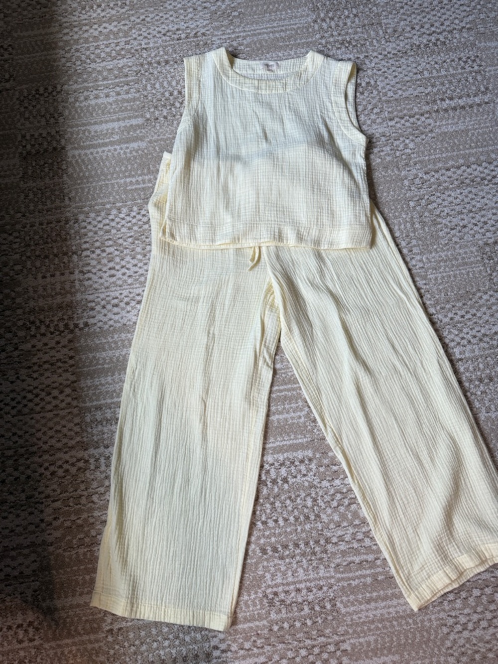 Haven Well Within Pale Yellow Two-Piece Set